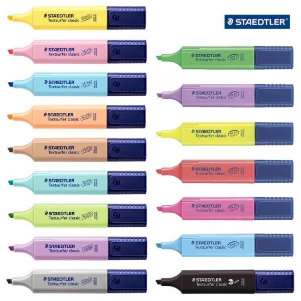 스테들러 364 텍스트서퍼 클래식 파스텔 형광펜