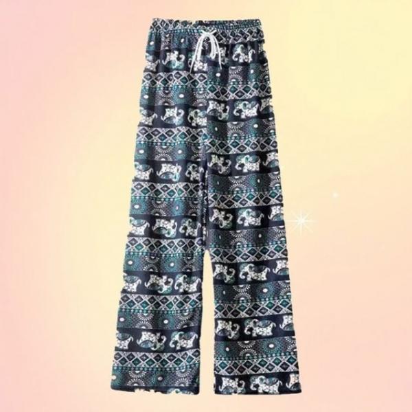 찰랑찰랑 여름바지 휴가룩 편한 쿨 냉감 일자 밴딩