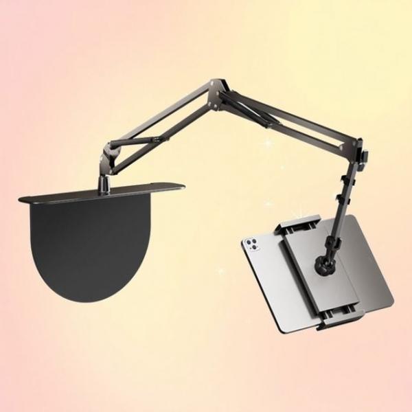 관절형 스마트폰 거치대 틈새 고정 폰 테블릿 누워서