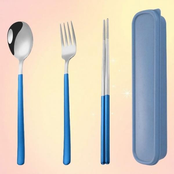 수저세트 수저보관함 파우치 케이스세트 소풍 도시락