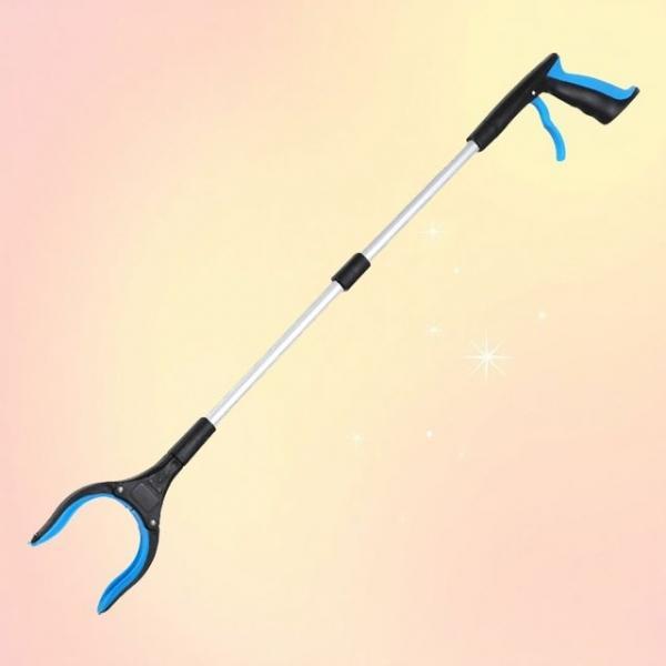 다용도 폴딩집게 신발정리 청소집게 자석 접이식 2단