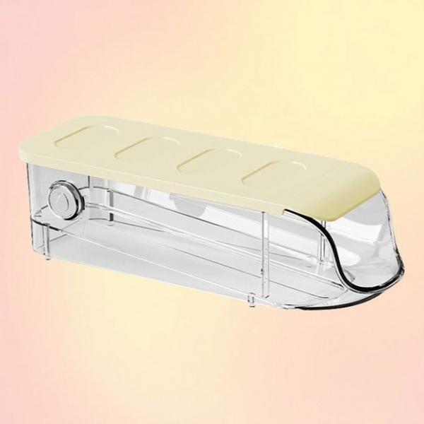 투명 2단 슬라이딩 계란 보관 트레이 실용적인 반자동