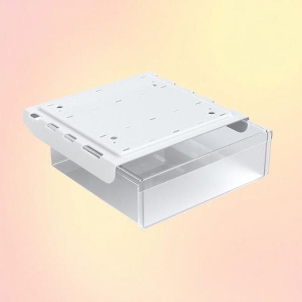 책상아래 부착형 슬라이딩 서랍 소품정리 공간활용