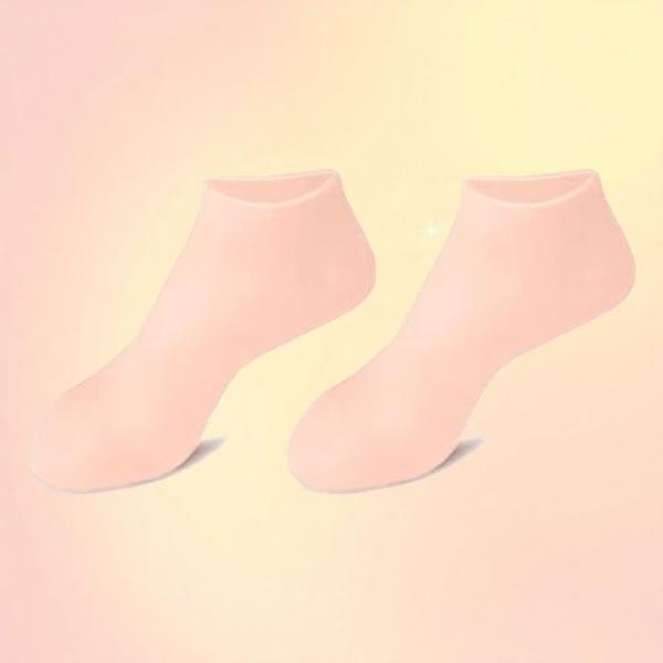 풋케어 실리콘 보습양말 발 뒤꿈치 굳은살 각질관리