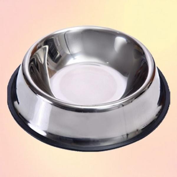 애견 밥그릇 스텐 위생 논슬립 고무링 급식기 대형