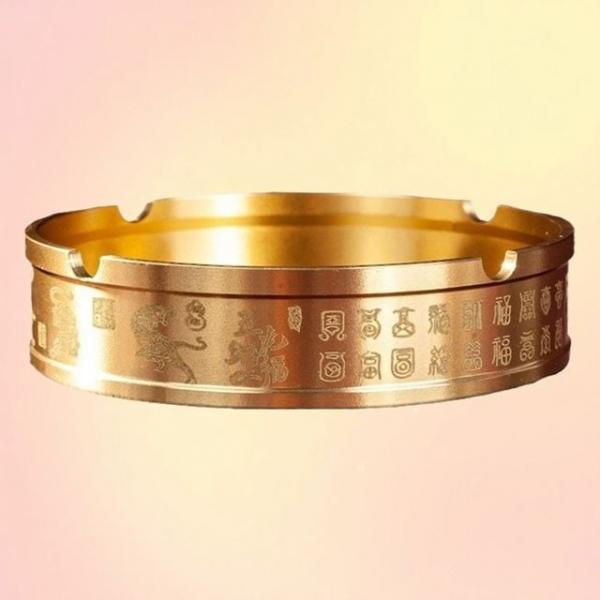 테이블 재떨이 황동 재털이 가정용 사무실 흡연 탁상