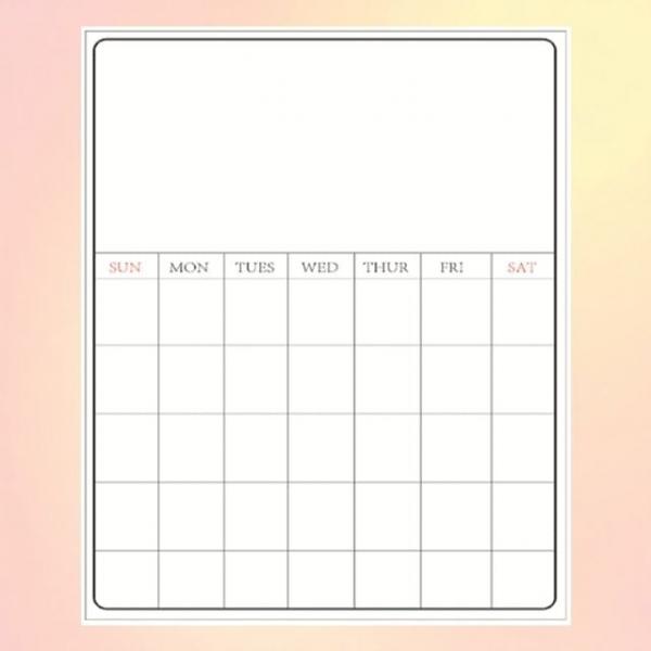 자석 메모판 화이트보드 냉장고 식단표 스케줄 일정표