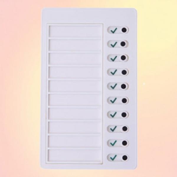 하루일과 정리 플랜 메모보드 자석내장 타임 테이블