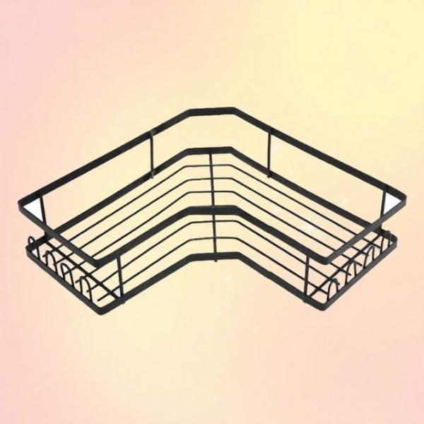 붙이는 코너선반 물빠짐 욕실 주방용품 정리 수납