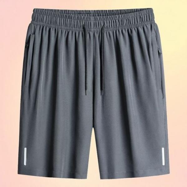 허리밴딩 스포츠 반바지 지퍼포켓 운동용 남자 바지