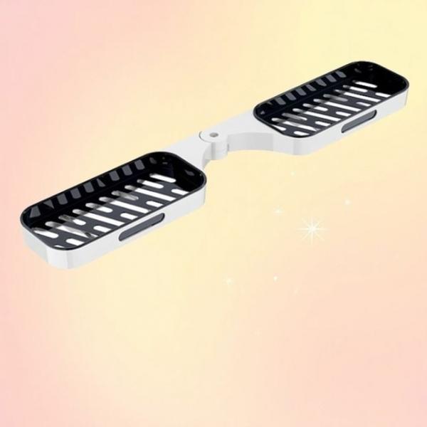 다용도 물빠짐 선반 접이식 코너 부착 접착선반 정리