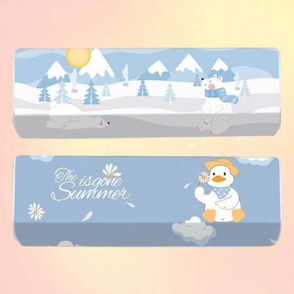 패브릭 스판 에어컨 커버 덮개 보관 먼지차단 가림막