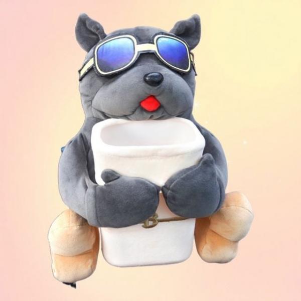 차량용 티슈커버 새차선물 차꾸미기 장식품 휴지통