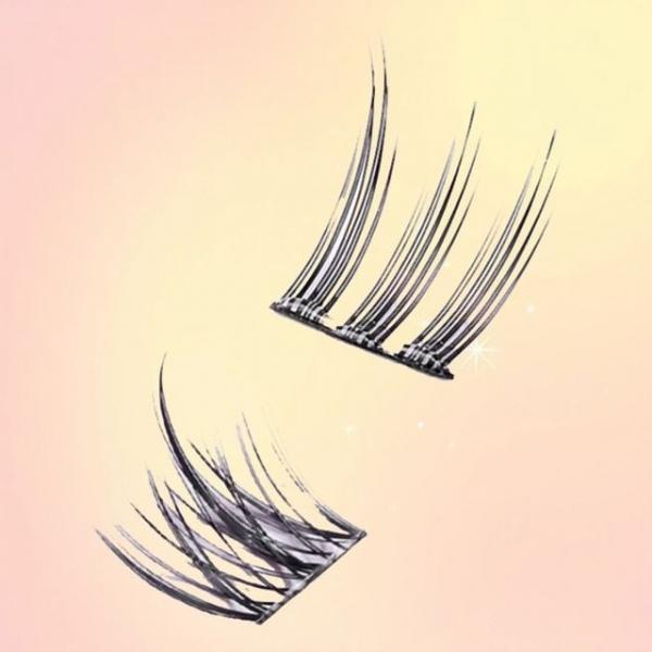 풍성한 인조 속눈썹 눈썹연장 아이메이크업 뷰러