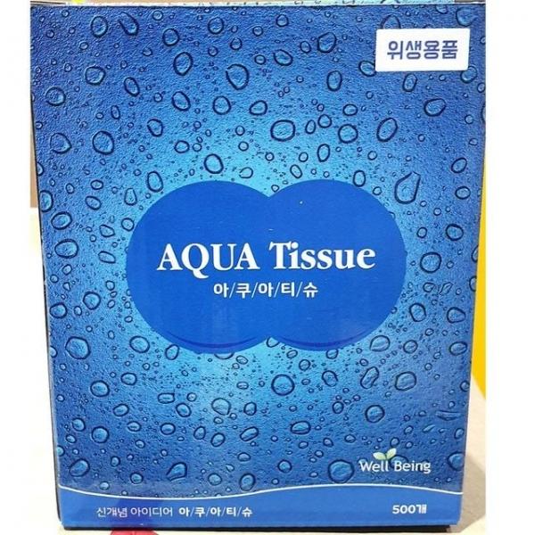 물티슈(아쿠아 코인형 500입)X12