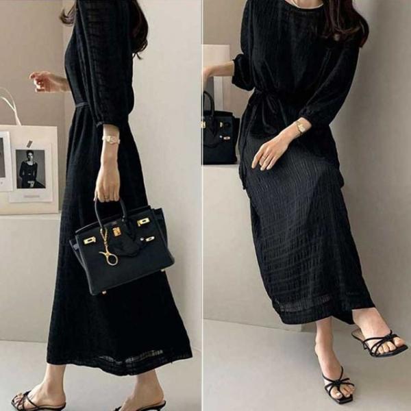 7부소매 원피스 NM-0267