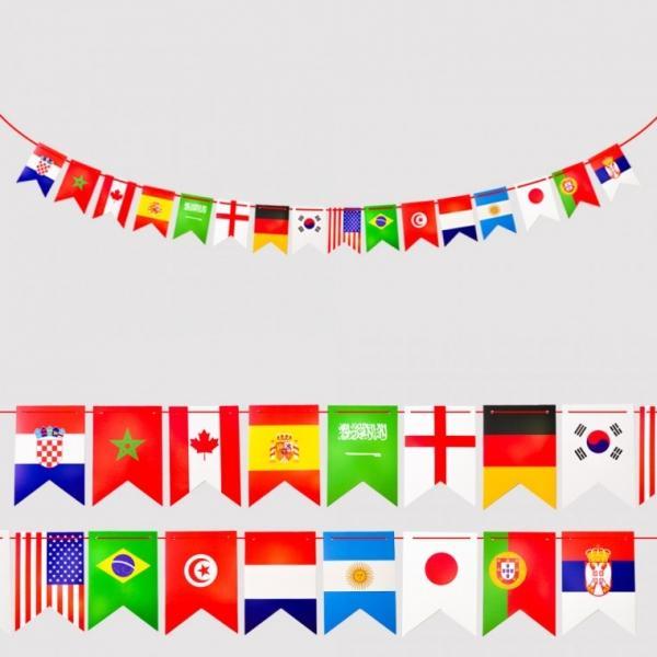 페넌트만국기(오각) 국기가랜드 축제가랜드 축구응원