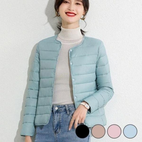 여성 변환 겨울패팅 경량 겨울 투웨이 여성패딩 패딩자켓 따뜻한 라운드 브이넥 숏 점퍼 패딩 용 이너