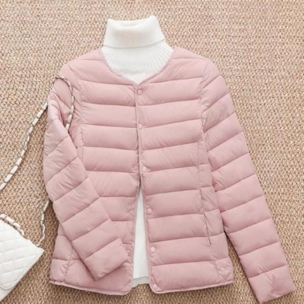 여성 여성패딩 투웨이넥 겨울패딩 경량 패딩자켓 모두팜 여성 겨울 숏 용 이너 점퍼 레이어드 패딩 경량