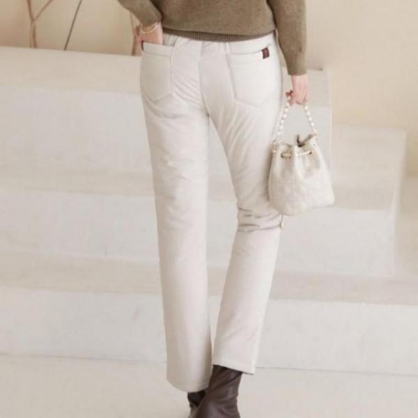 여성 패딩 바지 겨울 방한 여자 작업복 등산 일자 팬츠 등산바지 겨울바지 여성 작업복바지 누빔바지