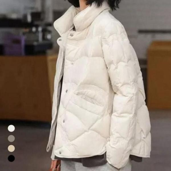 경량 오리털패딩 여성 간절기 패딩 점퍼 재킷 아우터 후드 경량 점퍼 간절기 자켓 오리털 여자 아우터