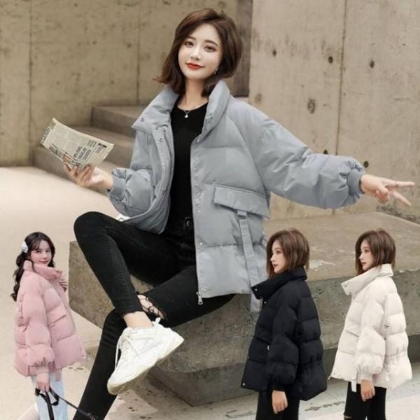 터틀넥패딩 웰론 점퍼 여자 아우터 빵빵한 겨울 여성잠바 패딩 잠바 여성 점퍼 웰론 여자 숏