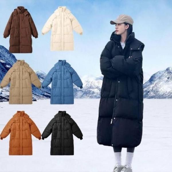 캐주얼한 디자인 하이넥 따뜻한 겨울 필수 패딩 아우터 캐주얼패딩 무지패딩 하이넥 따뜻한점퍼 롱점퍼
