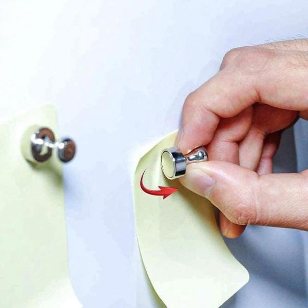 다용도 초강력 자석 걸이 고정핀 체스형 메모홀더