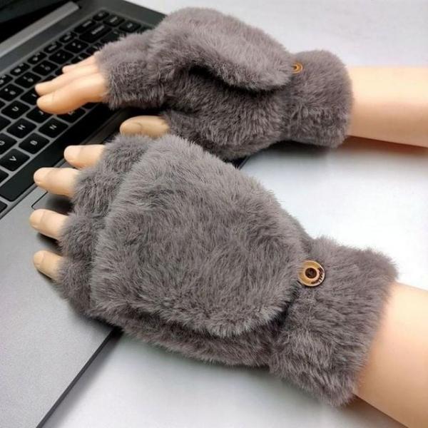 겨울 오픈형 털 손가락 벙어리 장갑 방한 니트장갑 따뜻한 방한장갑 터치장갑 자전거장갑 등산장갑 겨울장