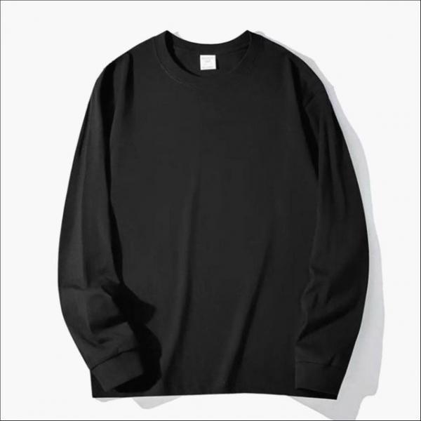 남성 라운드넥 100프로 순면 베이직 무지 긴팔 티셔츠 코튼