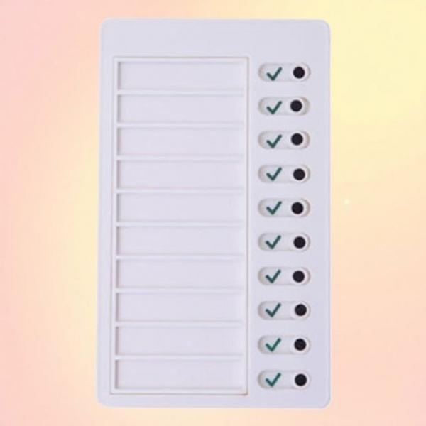 하루일과 정리 플랜 메모보드 자석내장 타임 테이블