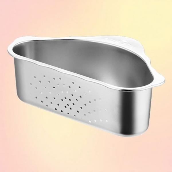 개수대 코너망 거름망 물빠짐 스텐 걸이 채반 세척