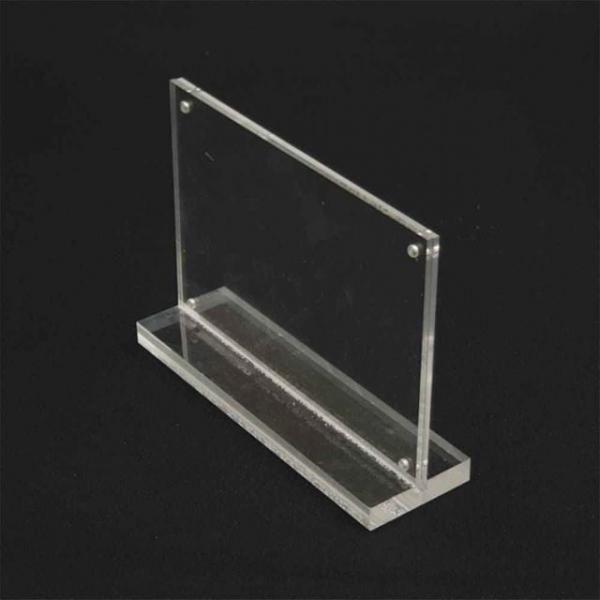 스탠드 아크릴 꽂이 가로 T자형 POP A6 안내판 메뉴판