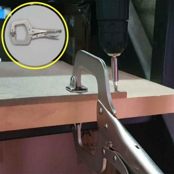 락킹 바이스플라이어 대 C형 철판 고정