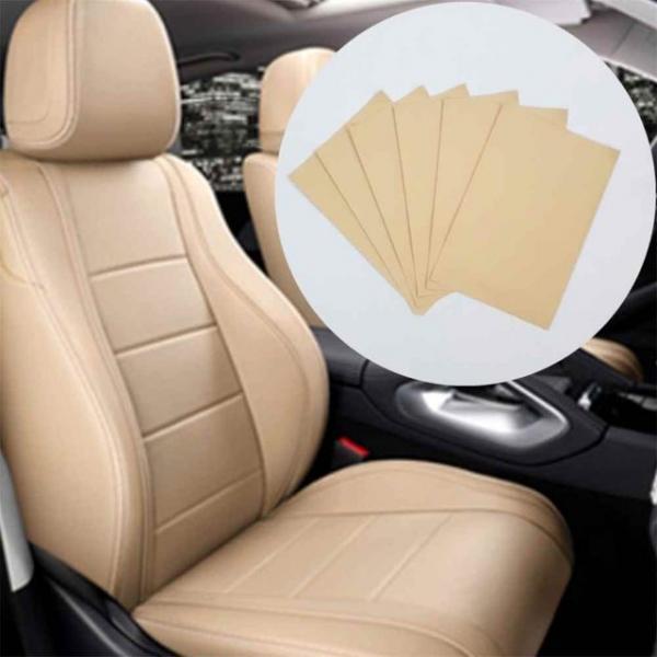 가죽보수 스티커 베이지 가죽수선 패치