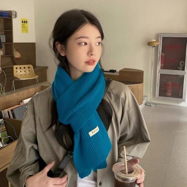 데일리 골지 여성 겨울 목도리 부드러운 니트 목도리