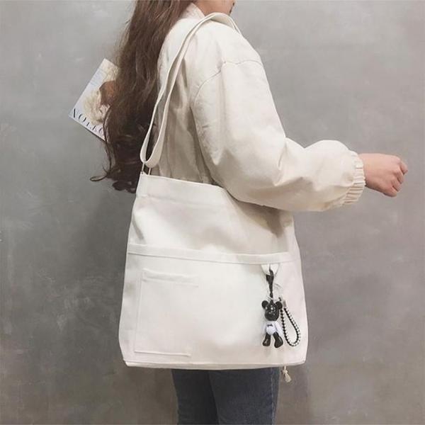 데일리 에코백 캔버스 가방 크로스백