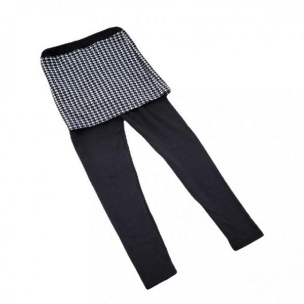 체크 융털 기모 치마레깅스 융기모 치렝스 겨울레깅스