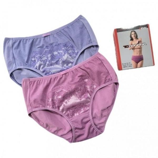 (2매세트) 국산 여성팬티 플라워팬티 맥시팬티 면스판 거들팬티 기능성팬티 부인팬티