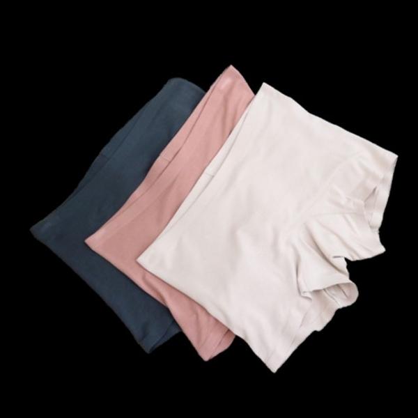 3매세트 레이온팬티 심리스 사각팬티 무봉제 노라인 팬티 여성사각팬티 네모팬티