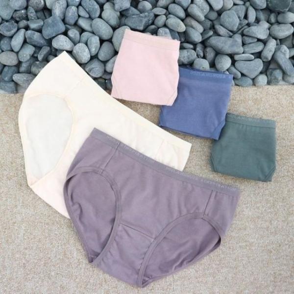 5매세트 여성면팬티 면스판 팬티 요일팬티 여학생 컴포트 레터링 삼각팬티 속옷