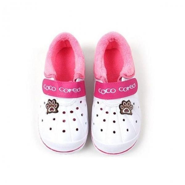 여아동 실내화 털신 만능화 겨울 학생 반도 핑크 털 방한털신 미끄럼방지 학교 여 실내화 신발 학생