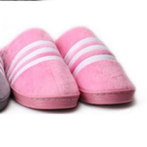 겨울 라인 방한 슬리퍼 핑크 50mm 1P 거실 신발 털실내화 가정용 털실내화 겨울 사무실