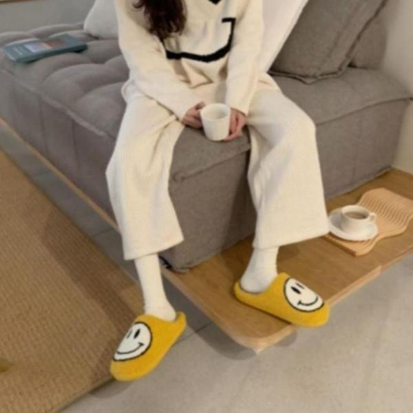 겨울 사무실 실내 슬리퍼 방한 거실화 털실내화 겨울 실내 사무실 슬리퍼 털 방한 거실화