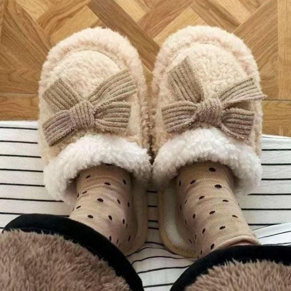 겨울 사무실 실내화 털실내화 겨울실내화 털 베이지 방한 겨울실내 거실슬리퍼 털실내화 사무실실내화