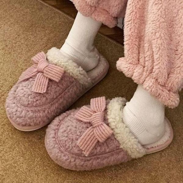 사무실 털실내화 겨울실내화 겨울 털 실내화 핑크 방한 거실슬리퍼 겨울실내 털실내화 사무실실내화 겨울실