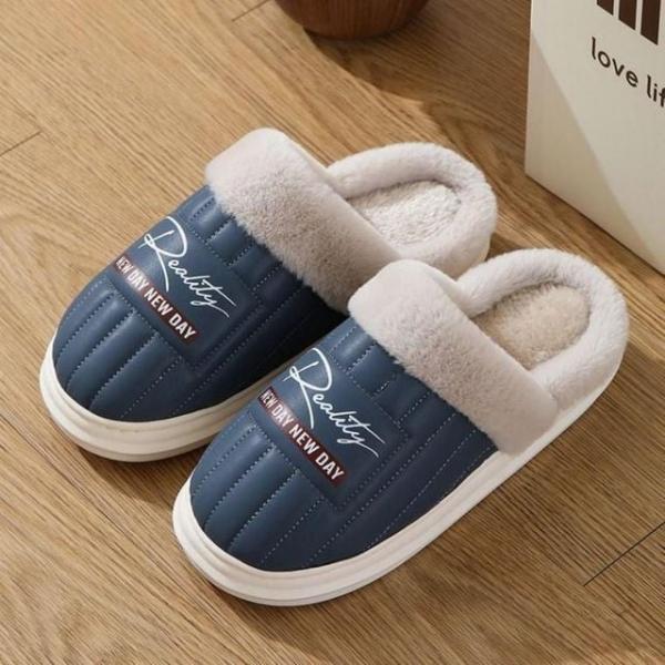 남자 방한 털슬리퍼 층간소음 털실내화 털 패딩 푹신한 슬리퍼 거실 방한 층간소음 실내 화 사무실 사무실