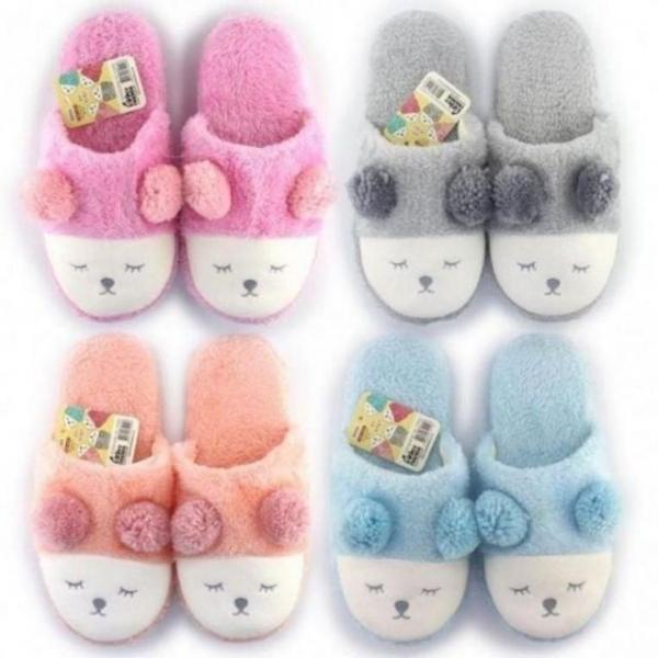 쁘띠양 털실내화 데일리 따뜻한 털슬리퍼 보온 어린이선물 아동 털 덧신 실내화 아동 털 어린이선물 덧신