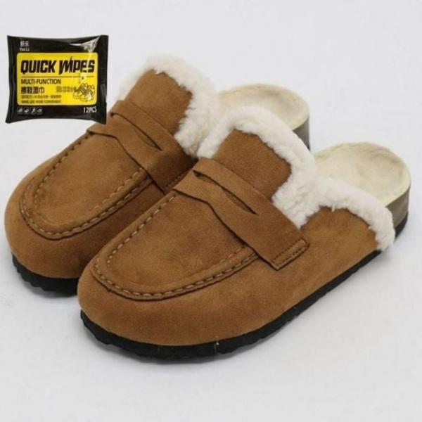 털슬리퍼 남여 털실내화 방한 신발 세정티슈 세트 털신발 여자슬리퍼 털슬리퍼 화 사무실슬리퍼 방한 실내