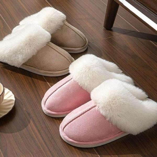 보온 털실내화 가정용 거실화 조리원 슬리퍼 4color 층간 실내 방한 조리원슬리퍼 따뜻한 퍼슬리퍼